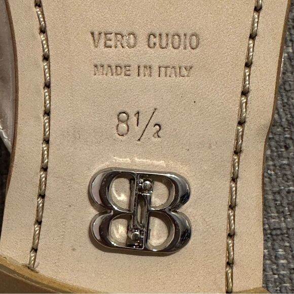 Beautisoles by Robyn Shreiber Champagne Evening Flats Sz 8.5 - Picture 2 of 6